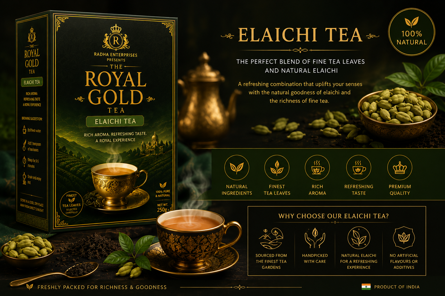 The Royal's Gold Elaichi Tea