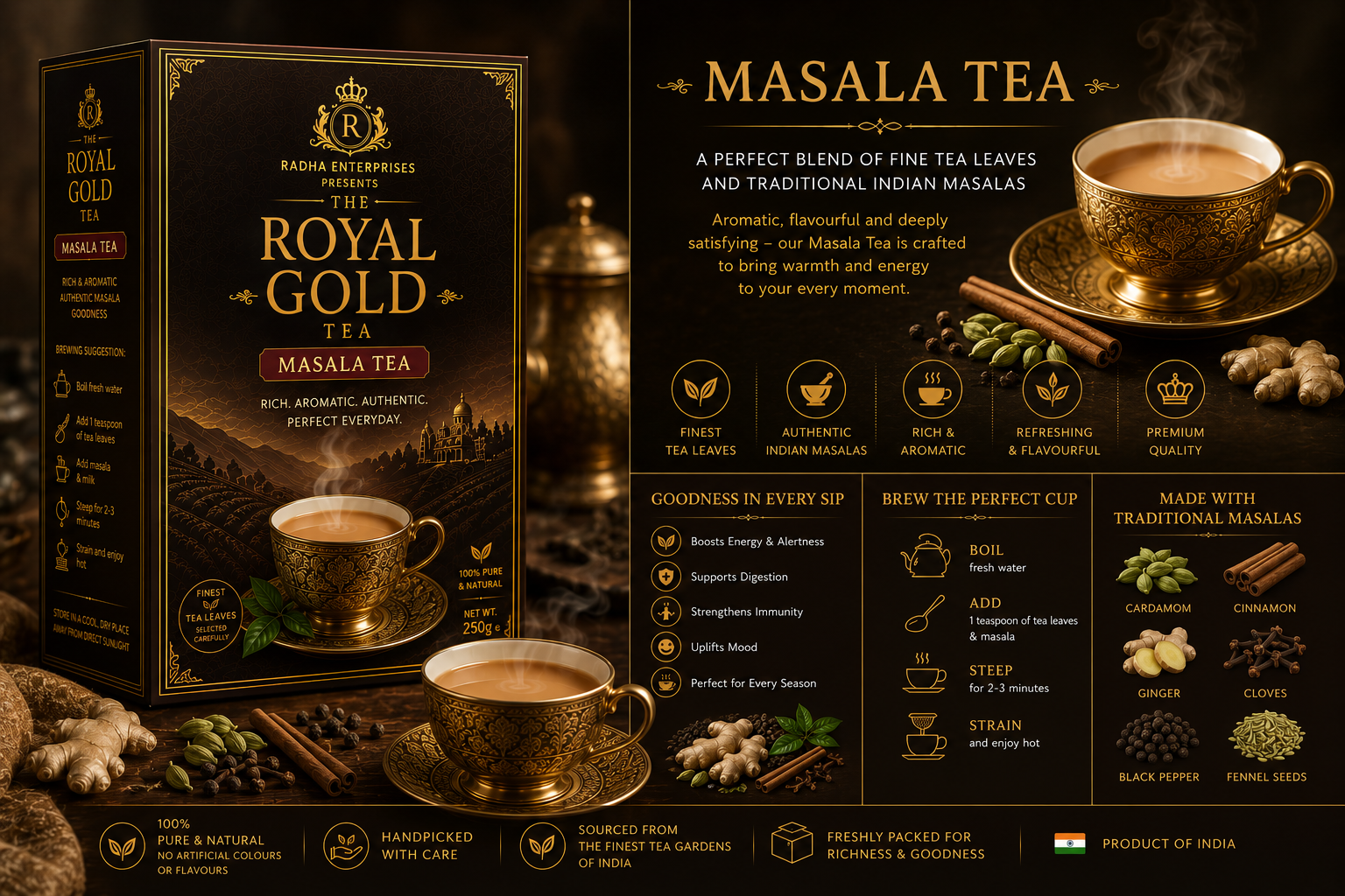 The Royal's Gold Masala Tea